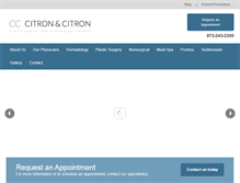 Tablet Screenshot of drcitron.com